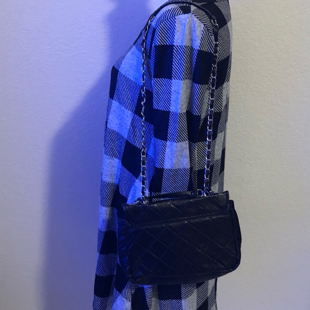 Black Faux Leather Bag - Picture 7 of 8